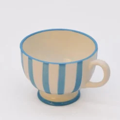 Tasse à pied "Costa Nova Mar" - Turquoise