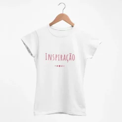 Tee-shirt femme "Inspiração" - Blanc