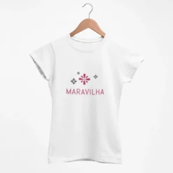 Tee-shirt femme "Maravilha" - Blanc