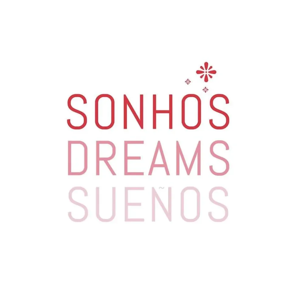 Tee-shirt femme "Sonhos" - Blanc