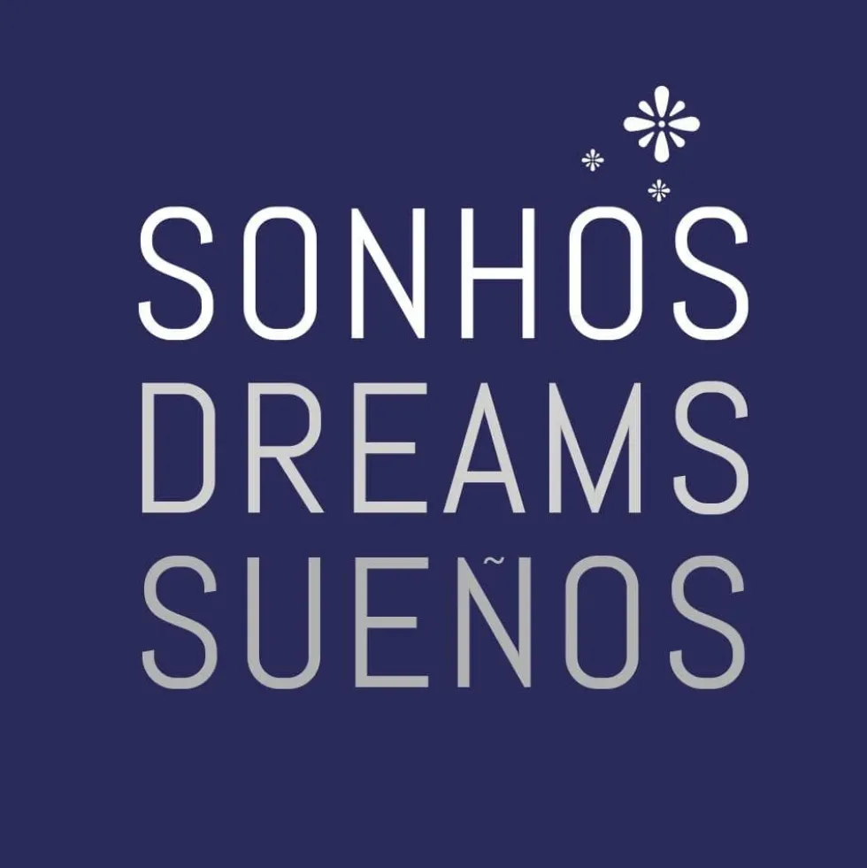 Tee-shirt femme "Sonhos" - Bleu marine