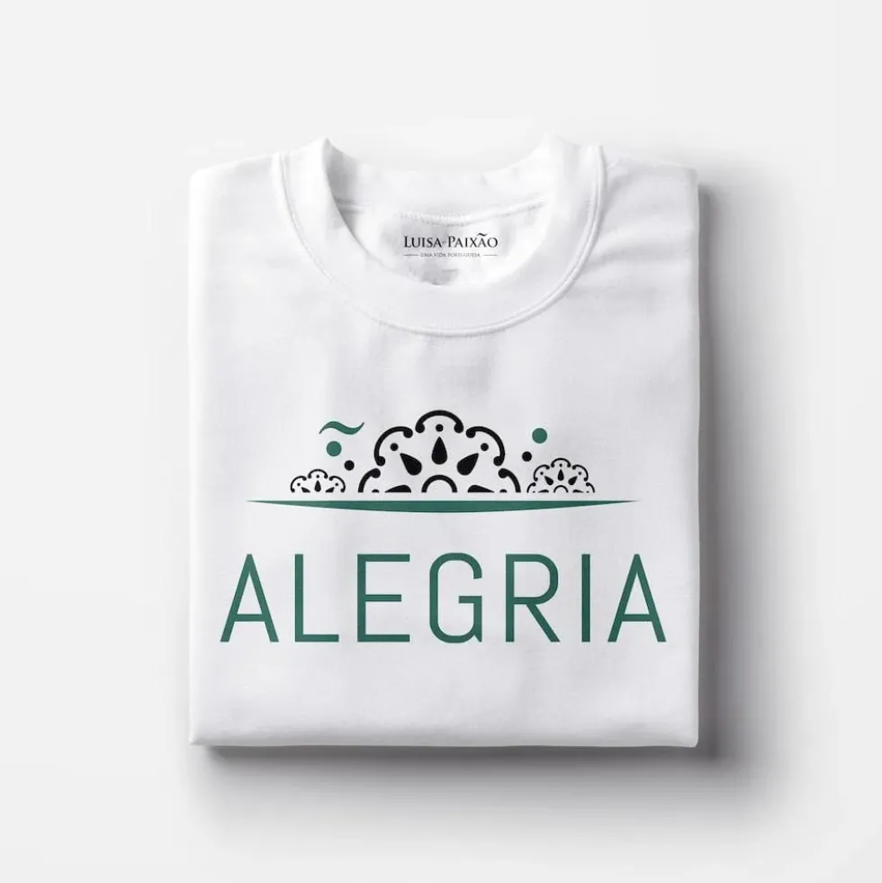 Tee-shirt unisexe "Alegria" - Blanc