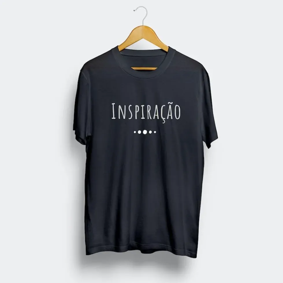 Tee-shirt unisexe "Inspiração" - Bleu