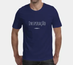 Tee-shirt unisexe "Inspiração" - Bleu