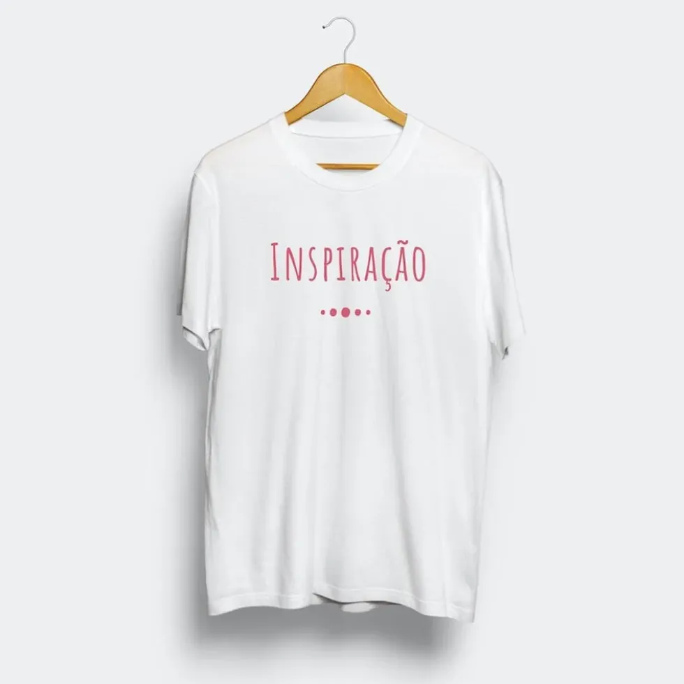 Tee-shirt unisexe "Inspiração" - Blanc