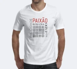 Tee-shirt unisexe "Paixão" - Blanc