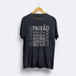 Tee-shirt unisexe "Paixão" - Bleu