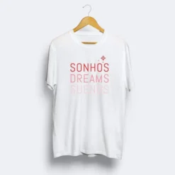Tee-shirt unisexe "Sonhos" - Blanc