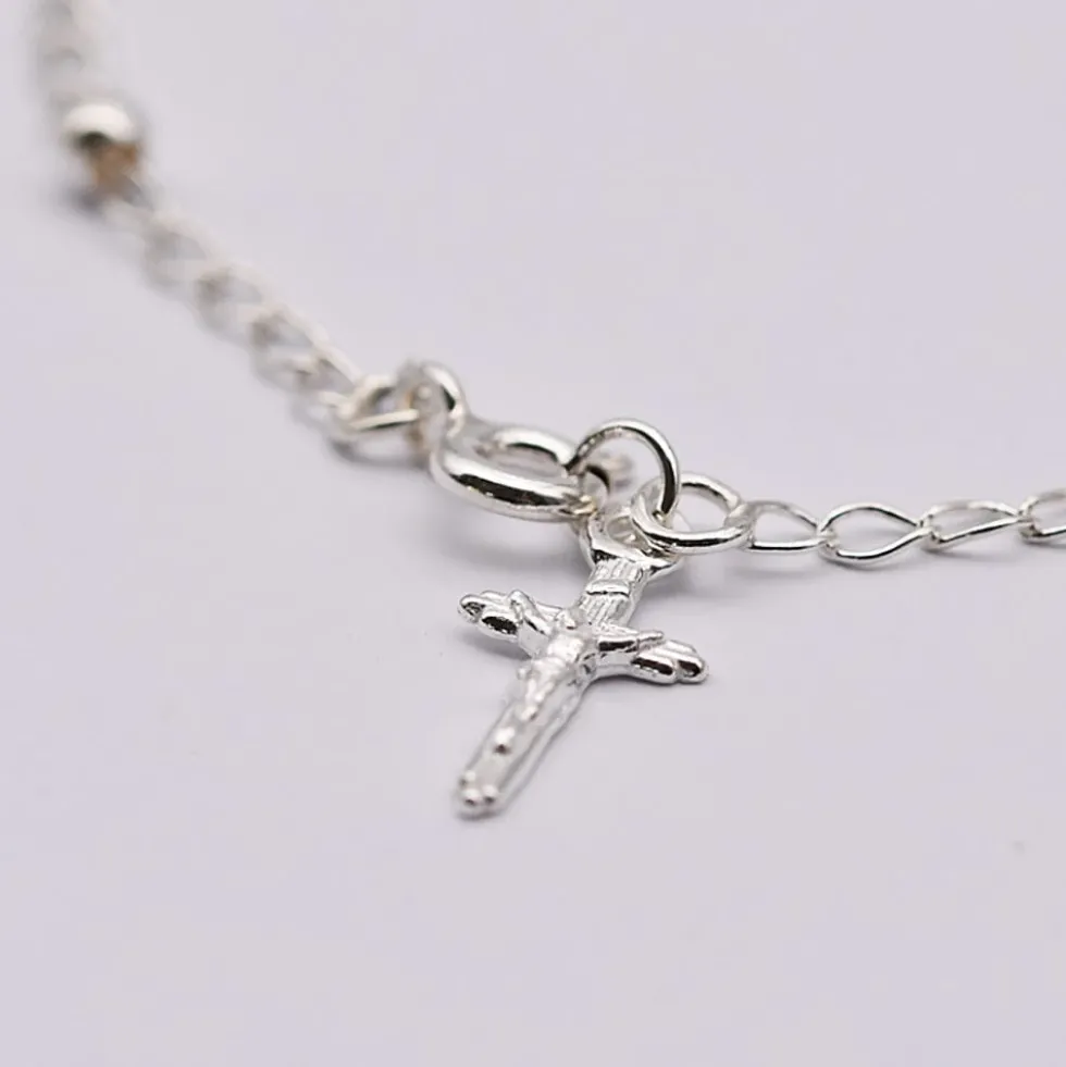 Terço I Bracelet chapelet en argent