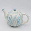 Théière boule en céramique "Andorinha" - Turquoise