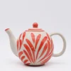 Théière boule en céramique "Andorinha" - Rouge