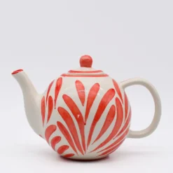 Théière boule en céramique "Andorinha" - Rouge