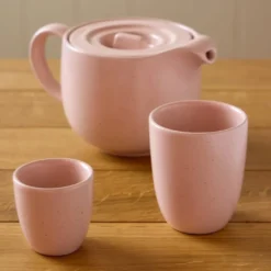 Théière en grès “Pacifica" - Rose