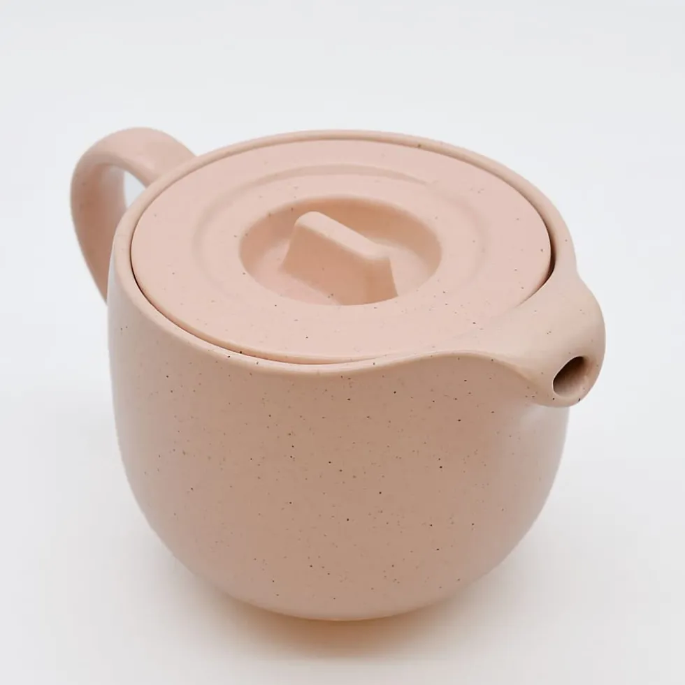 Théière en grès “Pacifica" - Rose
