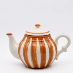 Théière rayée "Costa Nova Mar" - Marron
