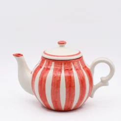Théière rayée "Costa Nova Mar" - Rouge