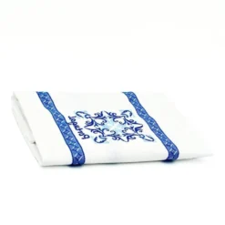Torchon de cuisine brodé "Azulejos"