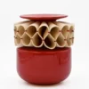 Vase en céramique "A Jarra de Rufos" - Rouge