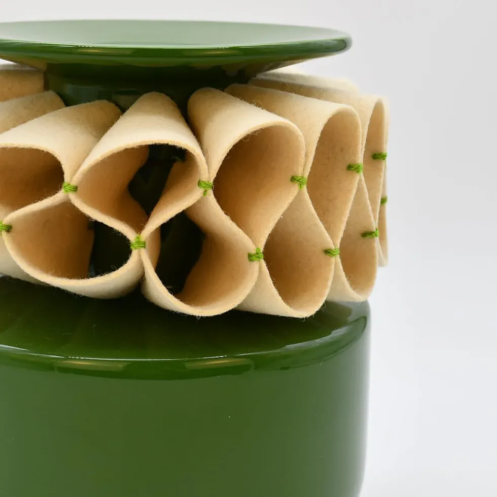 Vase en céramique "A Jarra de Rufos" - Vert