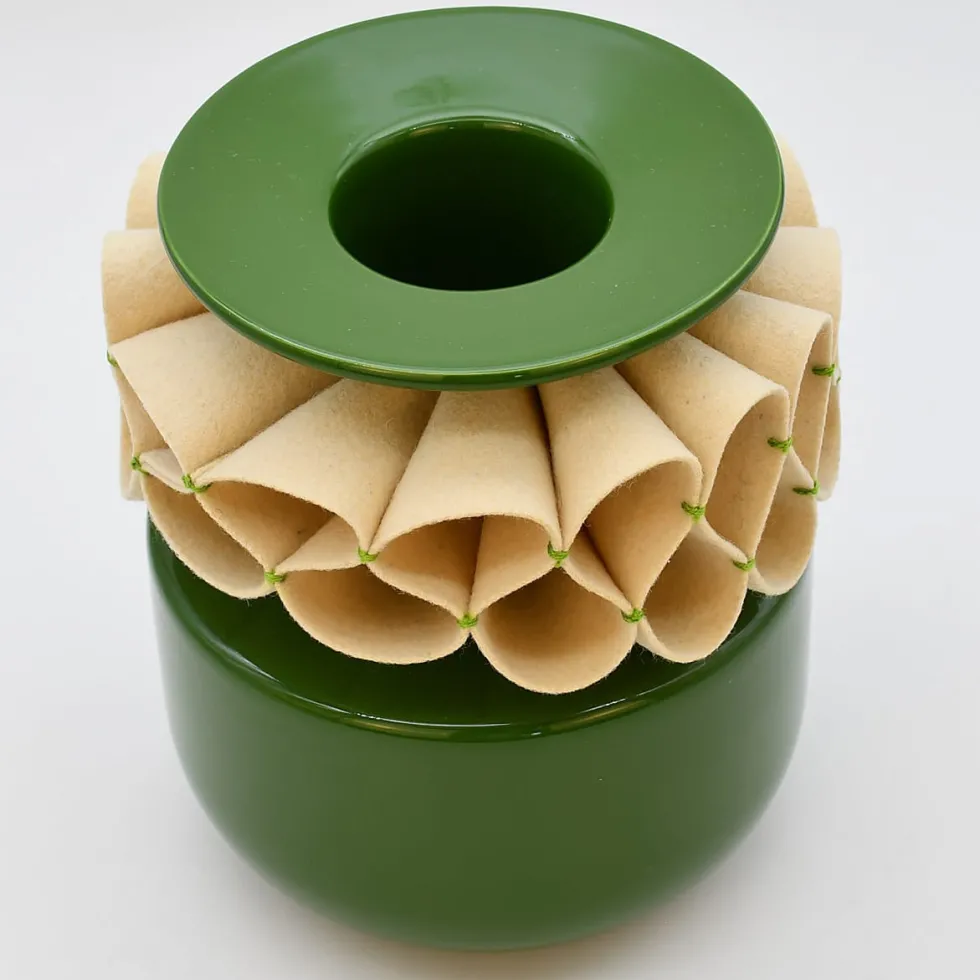Vase en céramique "A Jarra de Rufos" - Vert