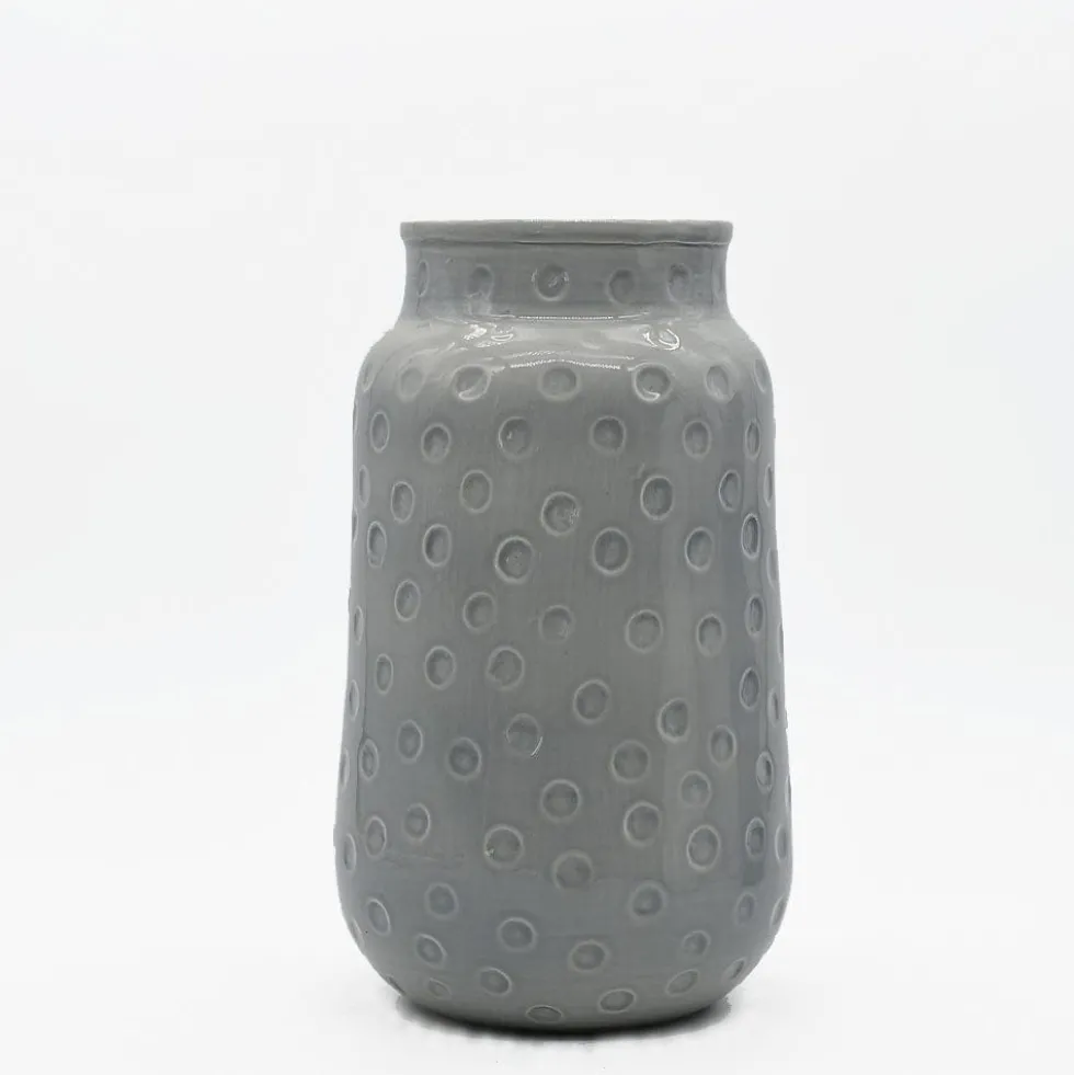 Vase en céramique - Gris