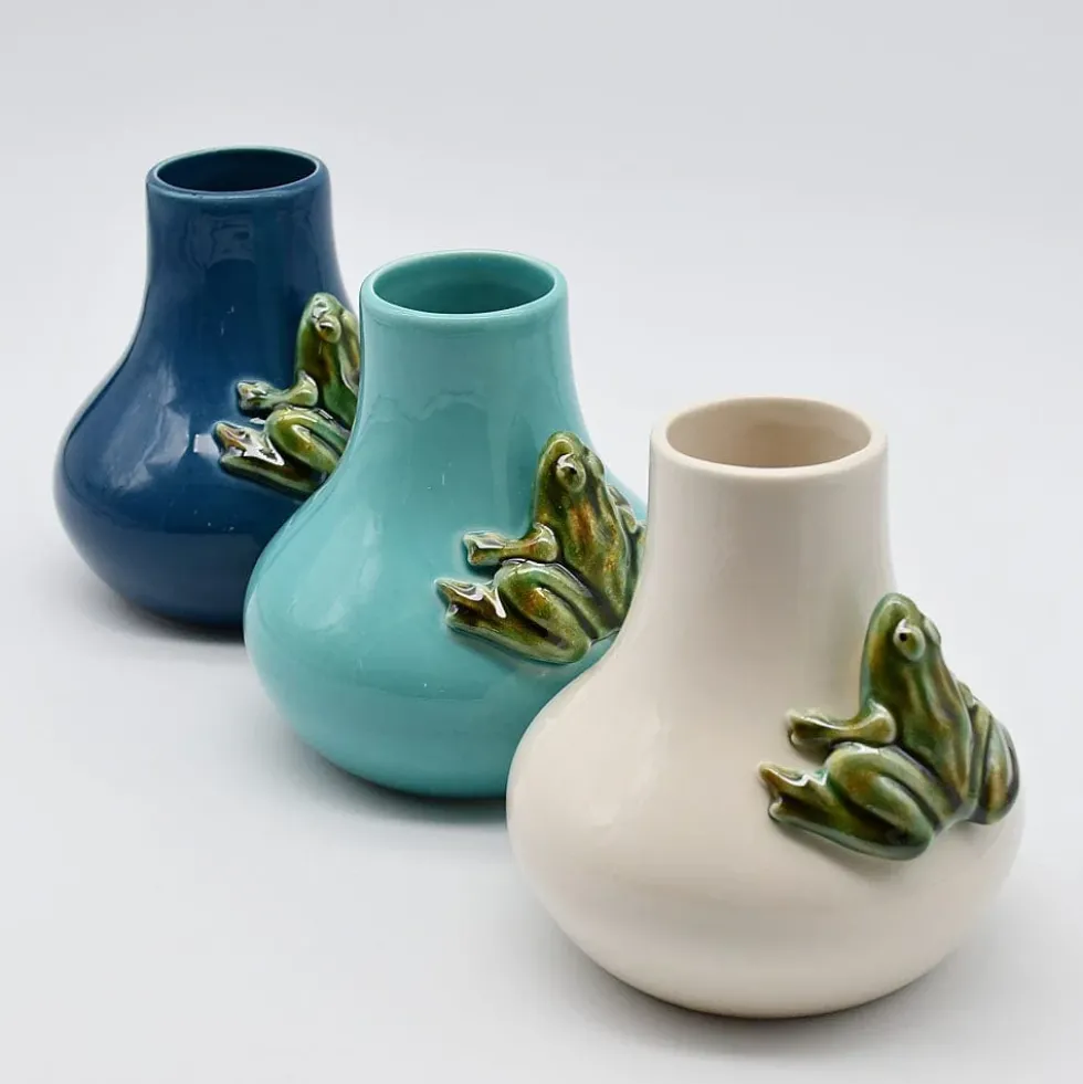 Vase en céramique "Rãs" - Blanc Crème
