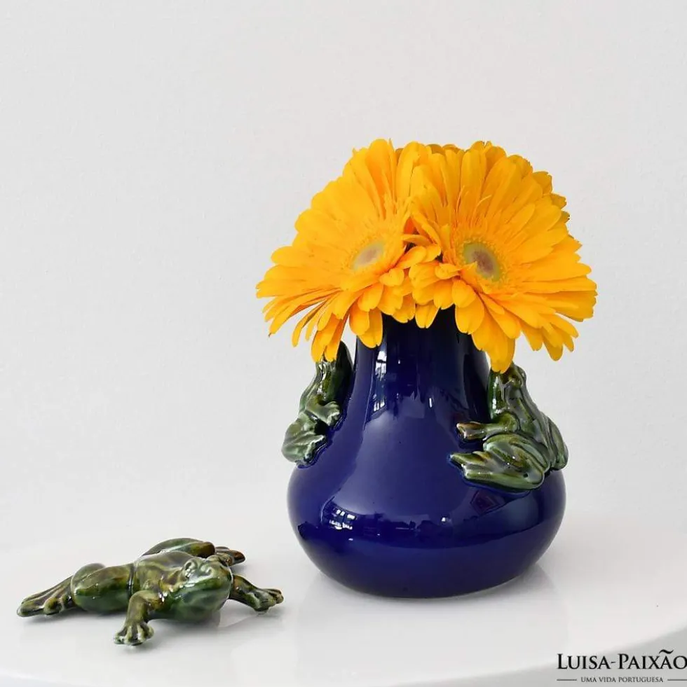 Vase en céramique "Rãs" - Bleu