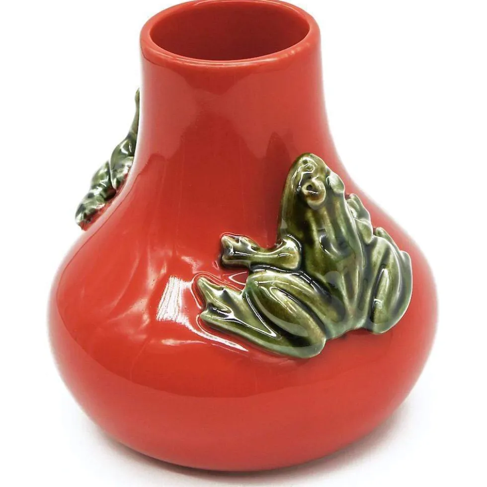 Vase en céramique "Rãs" - Rouge