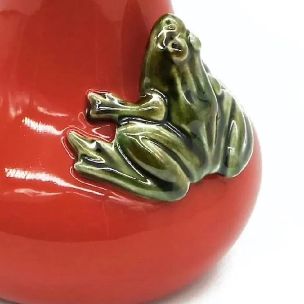 Vase en céramique "Rãs" - Rouge