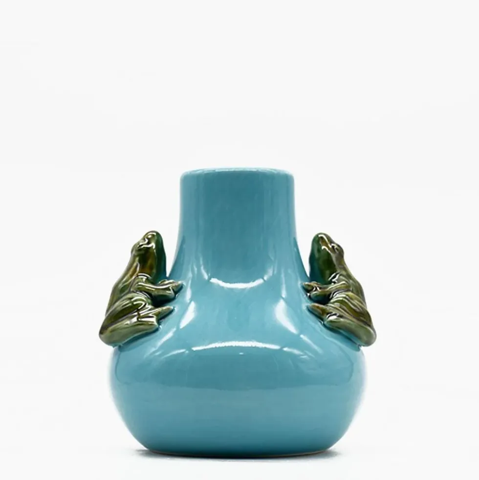 Vase en céramique "Rãs" - Turquoise